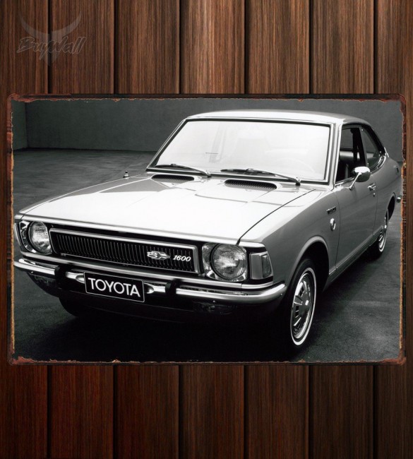 Металлическая табличка Toyota Corolla Coupe US-spec (TE27)